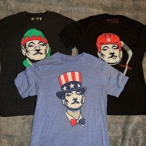 Set of 3 - The Chive - Bill Murray logo size small